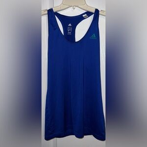 Adidas EUC Razorback Royal Blue Tank Top